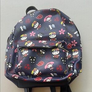 Hello Kitty Kids Backpack - Dark Blue and Pink